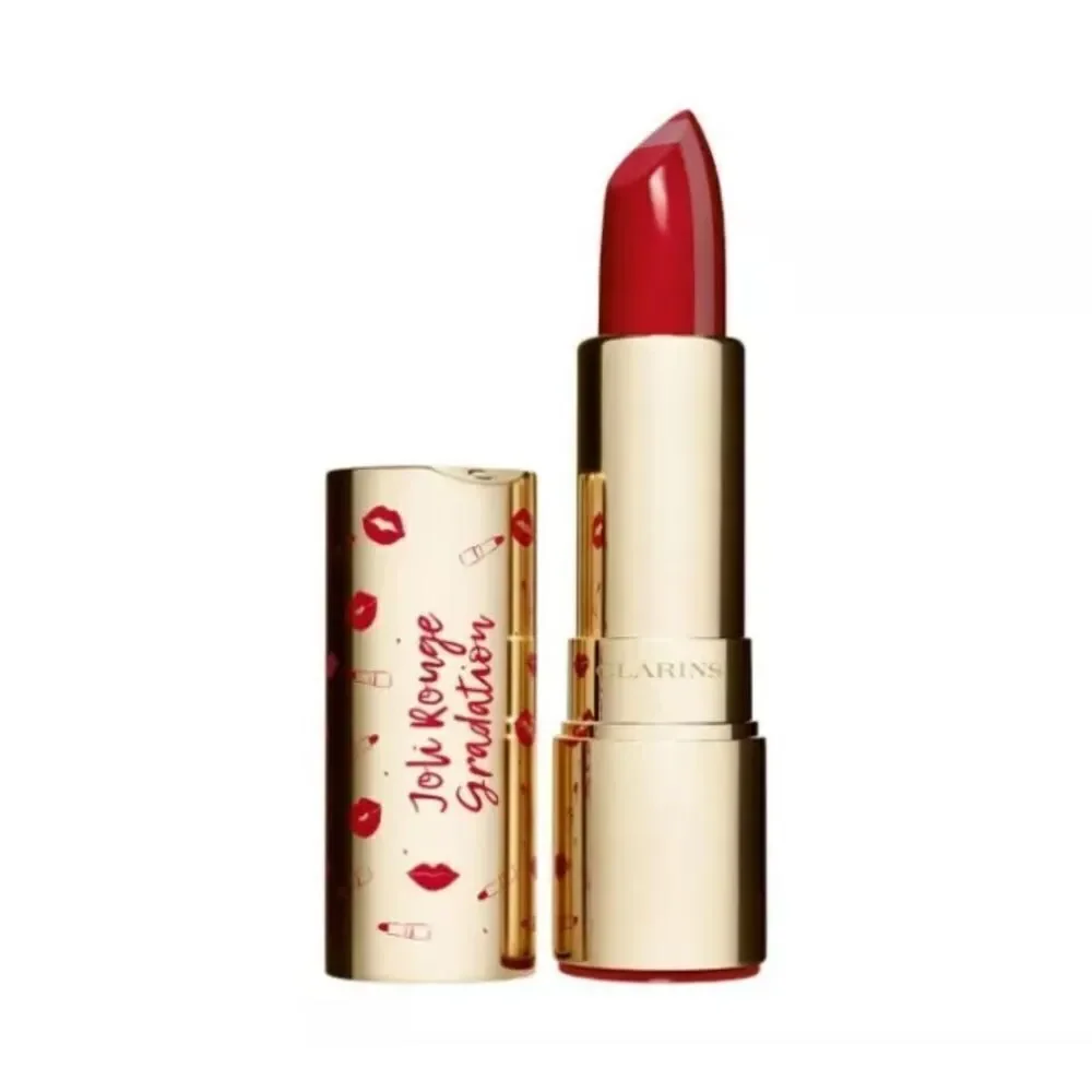 Clarins Joli Rouge Graduation Two-Toned Lipstick 802 Red Graduation Fu…